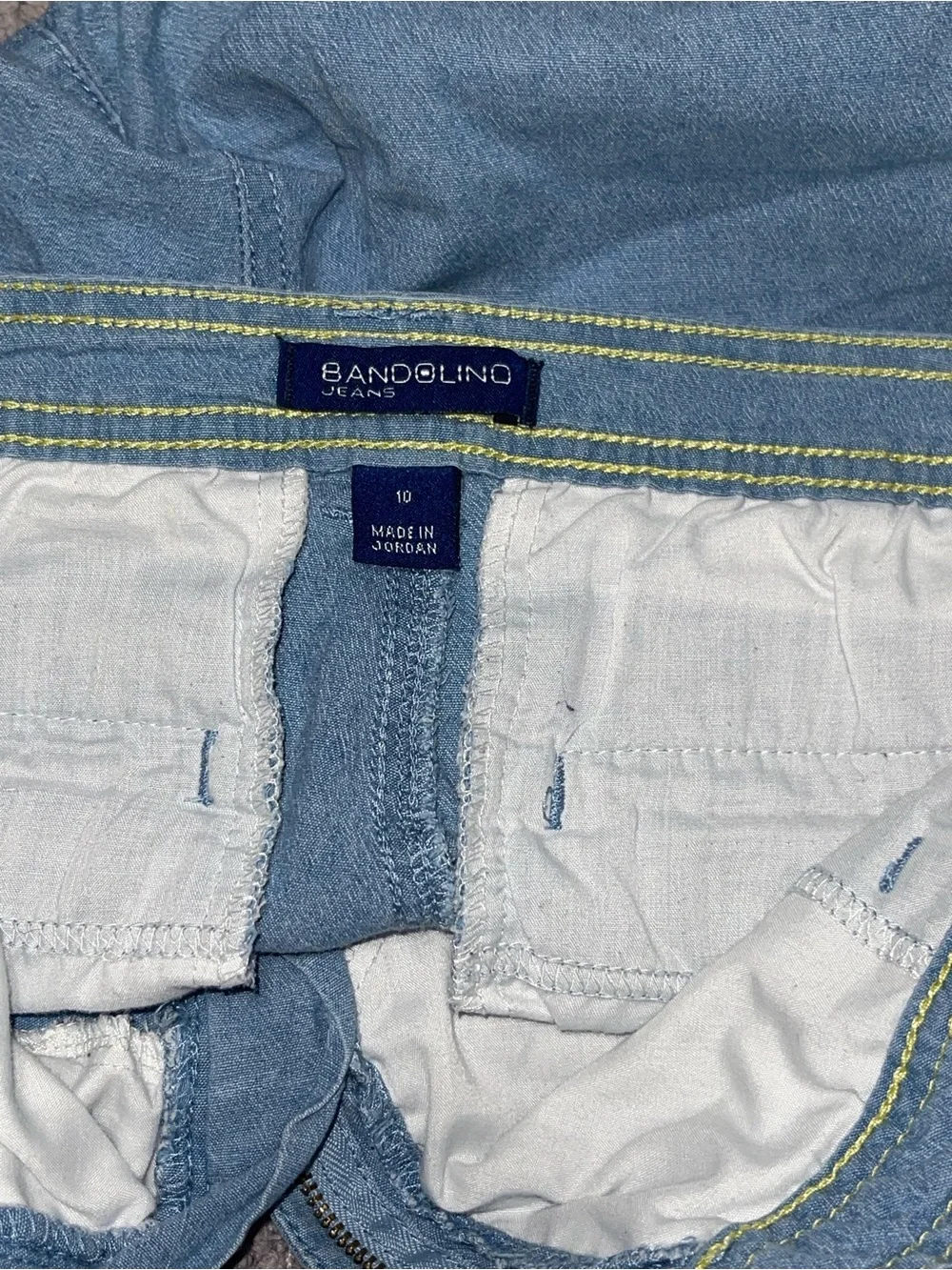 Bandolino Light Blue Denim-Style Shorts